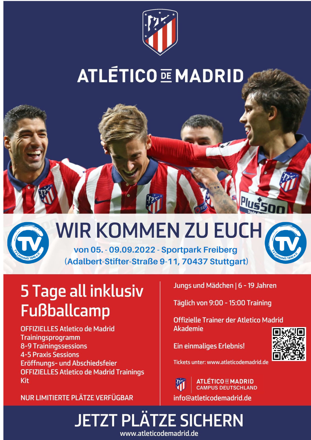 Atlético Madrid Campus Ferien Camp
