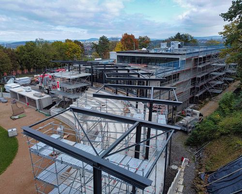 Baufortschritt TV Centrum im Oktober 2.0.