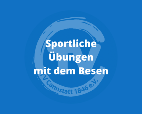 Sportliche Übungen mit dem Besen für Zuhause