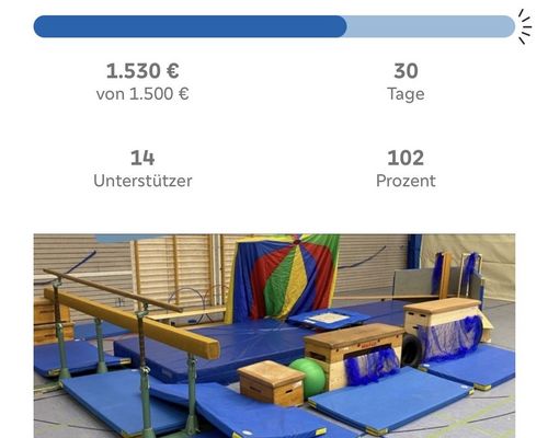 Crowdfunding-Erfolg: Neues Sportmaterial für die Kindersportschule move