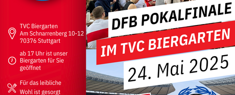 DFB-Pokalfinale live im TVC Biergarten!