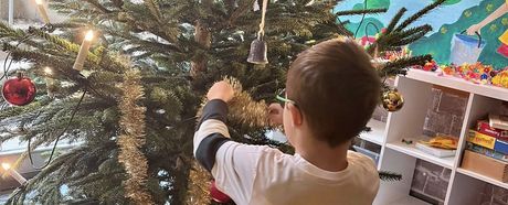 Vorbereitungen auf den Niklasmarkt