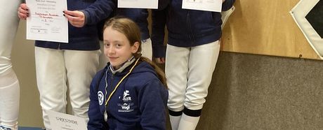 Vizelandesmeister im Damenflorett U15!