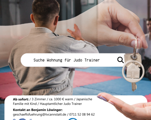 Wohnungssuche für unsere Judo/Baseball Trainer – Deine Hilfe ist gefragt!