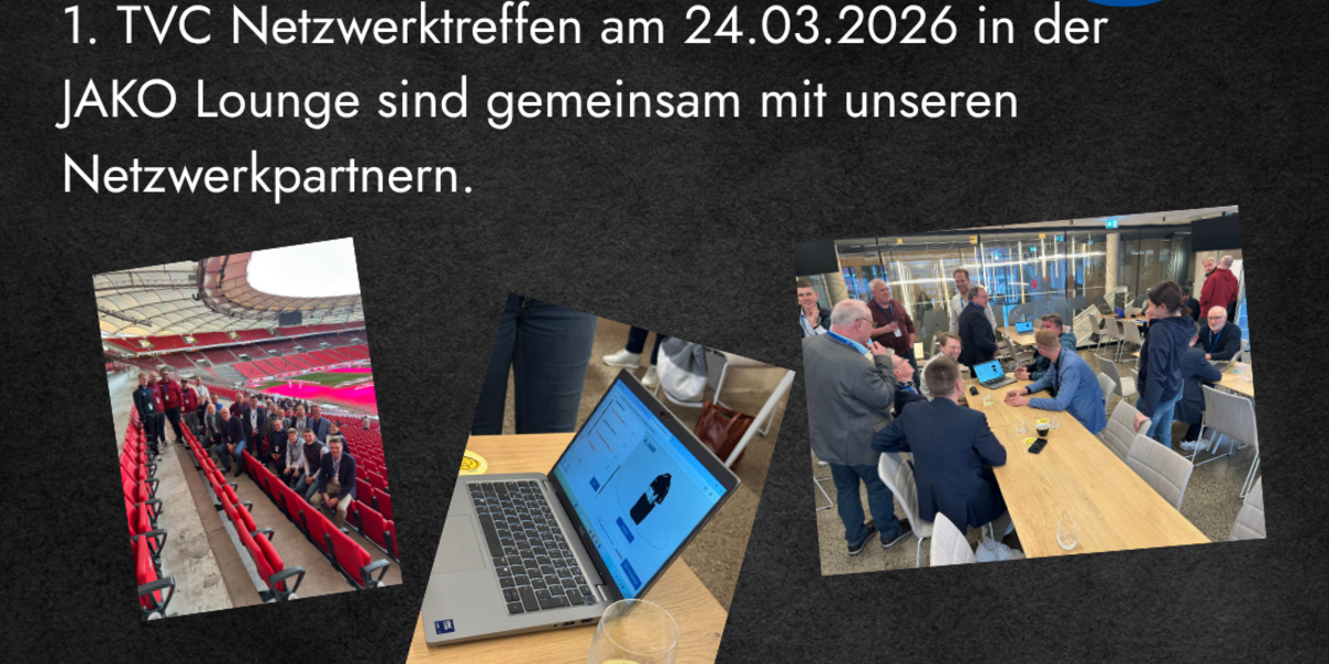Netzwerkpartner des TV Cannstatt entwickeln beim TVC Netzwerktreffen in der JAKO Lounge Ideen für das Fantrikot