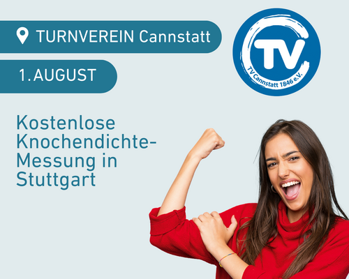 Osteoporose-Messaktionstag beim Turnverein Cannstatt 1846 e.V.
