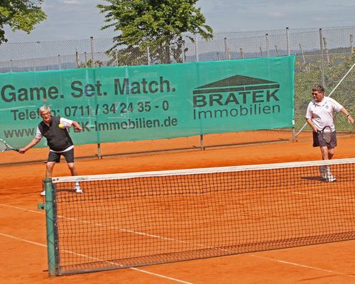 Tennis Herren 70 im Vormarsch