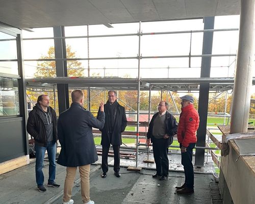 Sportbürgermeister Dr. Clemens Maier besucht den TVC!