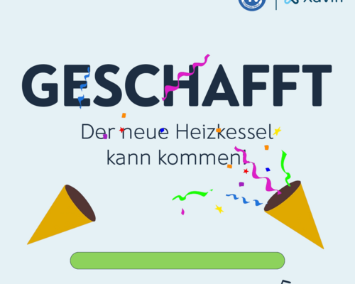 Wir haben es geschafft!