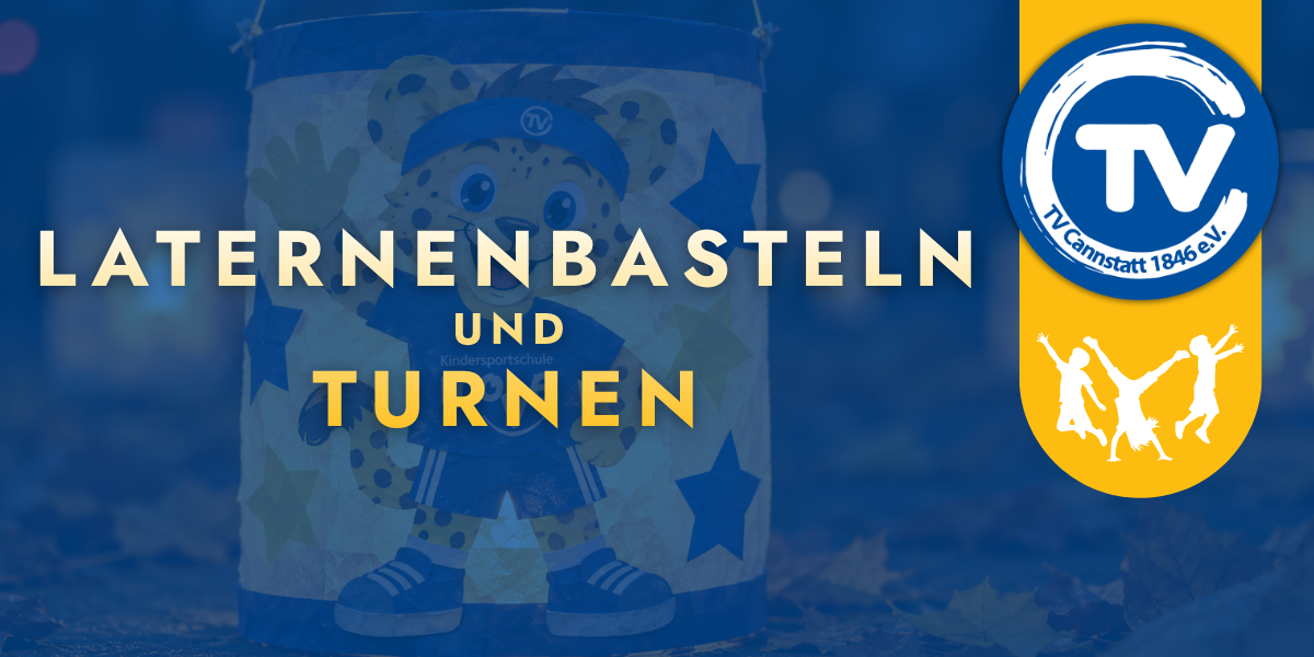Handgebastelte leuchtende Movey-Laterne mit dem Maskottchen der Kindersportschule move.