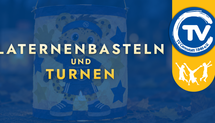 Handgebastelte leuchtende Movey-Laterne mit dem Maskottchen der Kindersportschule move.