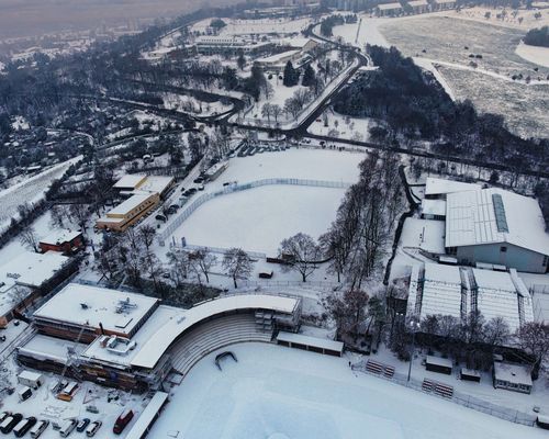 Baufortschritt TV Centrum im Dezember 2022